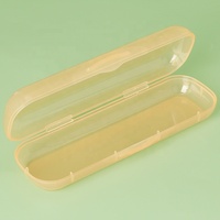 Boîte de rangement pour couverts d'apprentissage et d'alimentation SUNSHING avec logo personnalisé, boîtes à ustensiles en plastique pour enfants, étui de voyage pour cuillère et fourchette en silicone pour bébé