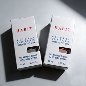 Boîte de vernis à ongles à production rapide avec revêtement UV, emballage personnalisé en carton blanc brillant pour les marques de beauté - Product Image 2
