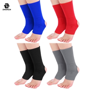 Custom Logo Kickboxing Martial Arts Gym Running Sports <strong>Ankle</strong> Wraps Compression Foot Sleeve <strong>Muay</strong> <strong>Thai</strong> <strong>Ankle</strong> <strong>Support</strong> - Product Image 1