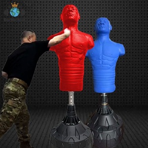 Saco de Boxeo Vertical de Arena para Gimnasio en Casa, Club Deportivo, Combate Profesional, con Pedestal de Agua de PVC Ajustable - Product Image 4