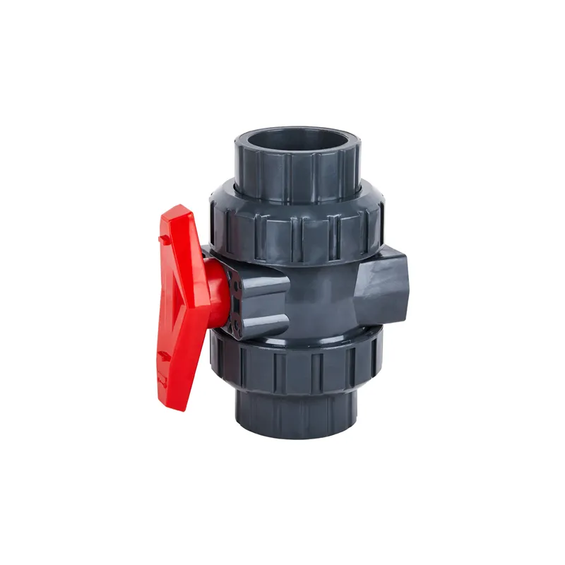 High quality pvc ball valves Union Socket UPVC water pipe fittings plastic pvc ball valve price list