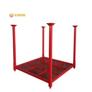 Warehouse foldable commercial galvanized tyre pallet rack storage system