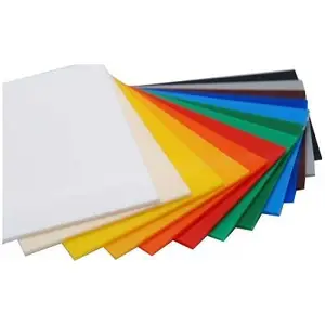 Feuille de thermoformage en plastique PP polypropylène coloré de taille personnalisée