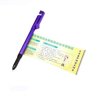 Stylo publicitaire personnalisé avec logo, en plastique, rétractable, avec drapeau déroulable, stylo bille pour entreprise, cadeau d'entreprise, stylo avec bannière en papier - Product Image 1