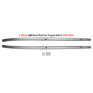 Fabricante de Barras de Techo <span class=keywords><strong>para</strong></span> Automóviles, Barras de Techo ABS Negras Plateadas, Estilo Deportivo <span class=keywords><strong>Integrado</strong></span>, Riel de Techo <span class=keywords><strong>para</strong></span> Toyota RAV4 2020 2021 2023 2024 - Product Image 5