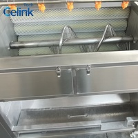 Machine à laver les pommes de terre à rouleaux en acier inoxydable SUS304, équipement commercial automatique de pelage de légumes pour usine