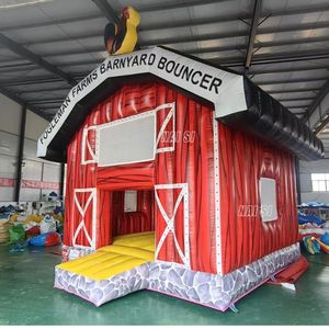 <span class=keywords><strong>Castello</strong></span> Gonfiabile a Tema Fattoria con Scivolo e Area Salto per Bambini - Moonwalk/Moonjump in Vendita - Product Image 4