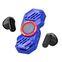 Earphone Hifi Nirkabel SMS CK30 Desain Fidget Spinner Semi In-Ear Peredam Kebisingan Kontrol Sentuh Earbud Gaming Bersertifikasi CE