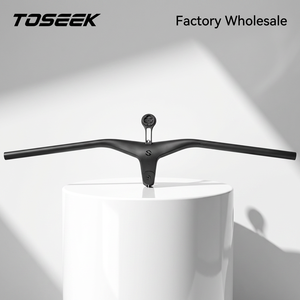 <span class=keywords><strong>TOSEEK</strong></span>工厂批发28.6mm -17 °   碳纤维一体式山地车车把 740/760/780mm 宽度 轻量级 OEM - Product Image 1