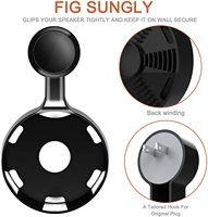 Support mural Rexiao pour Google Home Mini Assistant vocal, noir/blanc, en ABS, accessoires gain de place, support de suspension