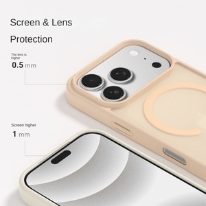 เคสโทรศัพท์มือถือ Laudtec แบบใสขุ่น รองรับการชาร์จแบบแม่เหล็ก ป้องกันการกระแทก ผิวสัมผัสนุ่ม สำหรับ iPhone 17 Air 16 Pro Max รุ่น Sjk1063 - Product Image 4