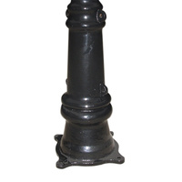 Bolardo de seguridad vial de Metal comercial para exteriores, cadena de multitudes de hierro fundido, barrera de tráfico para pavimento de carretera, Control de tráfico en carretera