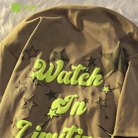 Étiquettes en mousse 3D gonflées personnalisées avec logo, motif dessin animé, résistantes à l'eau, à forte adhérence, pour vêtements, en gros pour PU
