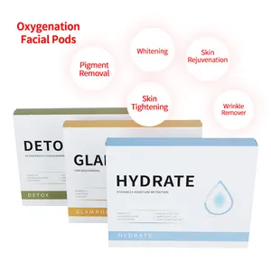 CO2 Kit de oxigênio Glam Detox Hydrate equilíbrio iluminar cápsulas Revive cuidados com a pele produto de beleza rejuvenescimento da pele mais novo