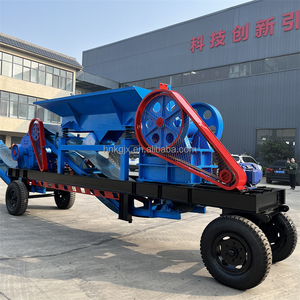 Phổ Biến Nhất Pe250 * 400 Di Động Máy Nghiền Hàm Với Băng Tải Granite Máy Nghiền Hàm Xây Dựng Chất Thải Máy Nghiền - Product Image 3