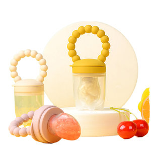 Venta caliente para <span class=keywords><strong>Amazon</strong></span> Silicone Baby Fruit Feeder Chupete BPA Free Manual Nipple Type Venta al por mayor para productos de alimentación de niños - Product Image 2