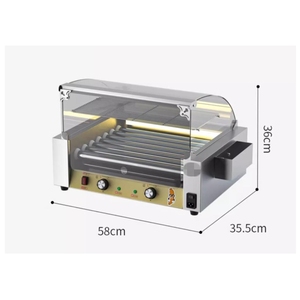 Fabricant professionnel de machines à snacks commerciales, machine à gaufres mini hot-dog au gaz et électrique, machine à gaufres commerciales - Product Image 5
