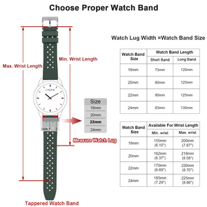 LAIHE, correa de reloj deportivo de liberación rápida de alta calidad, 20/22/<span class=keywords><strong>24mm</strong></span>, correa de reloj de goma de silicona vulcanizada FKM suave y duradera - Product Image 6