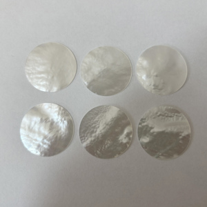 Quadrante in Madreperla Naturale Personalizzabile di Grado A, 25*0,3mm, Accessorio per Orologi - Product Image 1