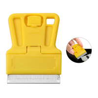 ABS Mini lame de rasoir grattoir pour dissolvant d'adhésif enlever les étiquettes autocollants grattoir en verre peinture fenêtre grattoir outil