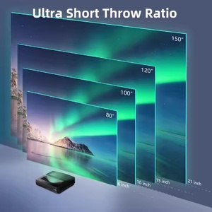 Paihaorgb Tri laser chiếu 4K với 3D <span class=keywords><strong>9000</strong></span> Lumens Android OS phiên bản toàn cầu 8 điểm Keystone cho rạp hát tại nhà proyector - Product Image 3