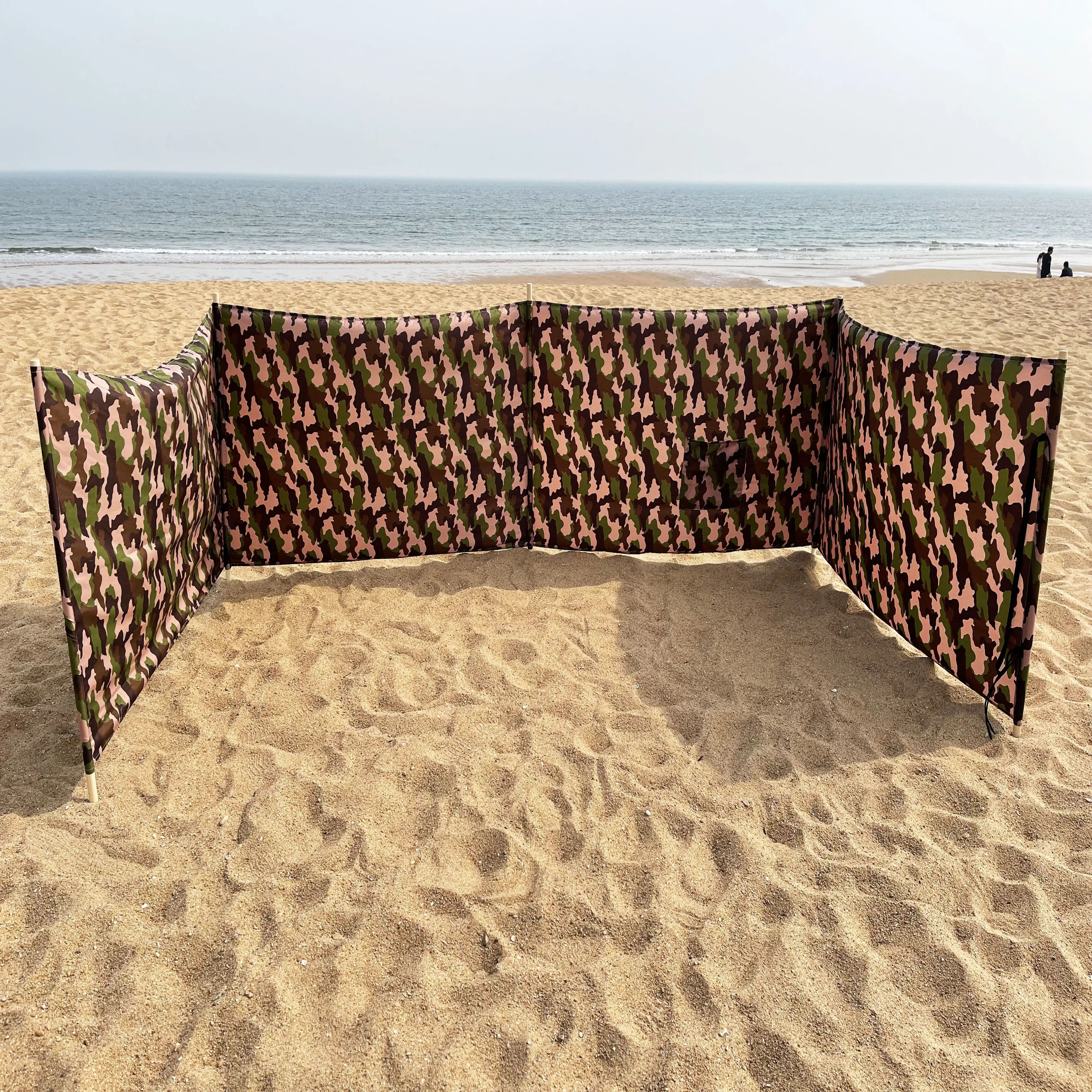 Сильный уличный гибкий дизайн легкий кемпинг ветрозащитный экран уличная пляжная ветровка Складная для пляжа