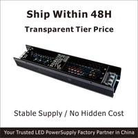 Alimentation LED HRS-100-12 DALI DT8 100W 12V DC AC-DC pour éclairage, 3000-6500K, 50K CCT, sans scintillement, PWM haute performance, anti-ondulation