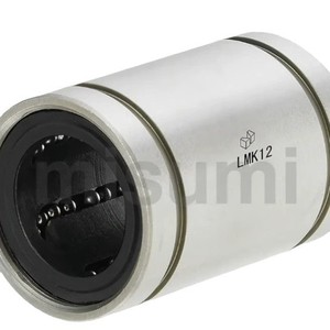 ตลับลูกปืนเม็ดทรงกระบอก MISUMI LMK12 สแตนเลสสตีล แถวเดียว ขนาดเมตริก หล่อลื่นด้วยจาระบี สำหรับโรงงานผลิต - Product Image 1