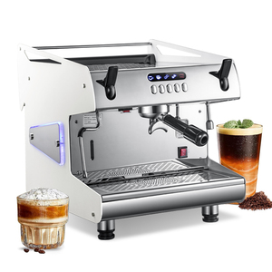 1 nhóm máy pha cà phê bán tự động chuyên nghiệp với máy xay cà phê BARISTA Máy Nghiền Cà phê Máy pha cà phê <span class=keywords><strong>Espresso</strong></span> - Product Image 1