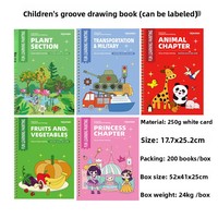 Grenzüberschreitendes Spiralgebundenes Schreibübungsbuch für Kinder mit Magischen Linien, Kindergarten-Geschenk zur Förderung der Handkontrolle
