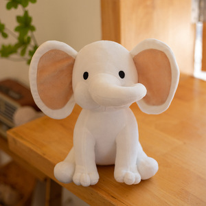 Elefante de Peluche Multicolor al por Mayor, Juguete Suave y Esponjoso con Lazo y Forro de Malla Bordado - Product Image 4