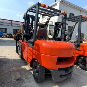 <b>Used</b> Heli 5 Ton Diesel Forklift 4WD Solid Tire Rough Terrain Best Price Good Performance - Product Image 1