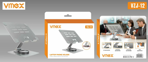 Supporto per laptop Vmex VZJ-12 Supporto da tavolo girevole a 360 gradi in alluminio per uso in ufficio - Product Image 1
