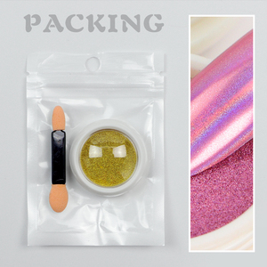 Poudre à ongles professionnelle 11 couleurs, <span class=keywords><strong>effet</strong></span> <span class=keywords><strong>miroir</strong></span> magique, poudre pressée pour ongles, <span class=keywords><strong>effet</strong></span> chrome métallique solide - Product Image 6