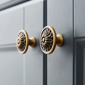 Maniglie Moderne in Ottone per Cassetti, Pomelli Antichi per <span class=keywords><strong>Cucina</strong></span>, Maniglie per Camera da Letto, Accessori per Mobili e Armadi Santaya - Product Image 1