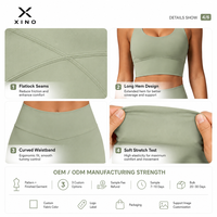 Ensemble 2 pièces pour femmes grande taille, respirant, extensible dans quatre directions, séchage rapide, anti-UV, taille haute, dos nageur, en Spandex/Nylon, service OEM