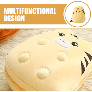 어린이 매력적인 귀여운 만화 자수 동물 호랑이 2 in 1 목 베개 눈 마스크 비행기 기차 수면 도매 여행 베개 - Product Image 4
