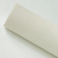 Papier peint vinyle texturé vertical en relief profond, enduit, imperméable, ignifuge, avec support en tissu, pour hôtel