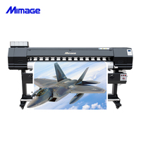Mimage alto precio barato 1,3 m 1,6 M 1,8 m 2,5 m 3,2 M plotter con cabezal i3200/xp600 impresora eco solvente de inyección de tinta al aire libre