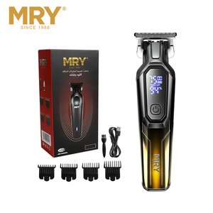 เครื่องตัดผมไร้สาย MRY สำหรับผู้ชาย ใบมีดสแตนเลส หน้าจอ LCD ชาร์จผ่าน USB เหมาะสำหรับร้านเสริมสวย โรงแรม และใช้ในบ้าน - Product Image 5