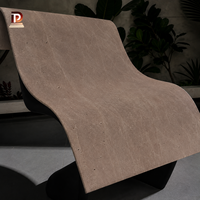 Revêtement mural flexible en pierre pour murs courbes, panneaux décoratifs modernes en pierre souple pour mur d'accentuation intérieur
