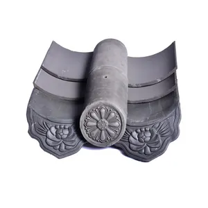 Clay material traditional building Korean roof tiles