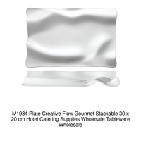 Creative Flow Gourmet Bord 30 × 20 cm Stapelbaar M1934
