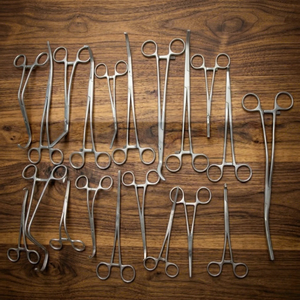 Juego de 20 Pinzas Vasculares para Cirugía, Instrumentos para Procedimientos Cardiovasculares, Juego de Instrumentos Vasculares de Acero Inoxidable Alemán - Product Image 3