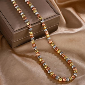 Оптовая продажа, новый набор цепочек с золотым шариком в стиле ретро, 5 мм - Product Image 1