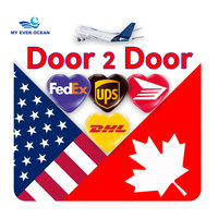 Tarifas de envío Ever Ocean Entrega rápida Agente Ddp Puerta Transporte Logística Air Express Courier Generación de carga a EE. UU. Canadá