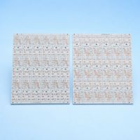 Circuit imprimé en aluminium LED personnalisé, circuit imprimé en aluminium avec base en aluminium, épaisseur 1,0 mm, cuivre 25 µm pour ampoule LED et éclairage public MCPCB