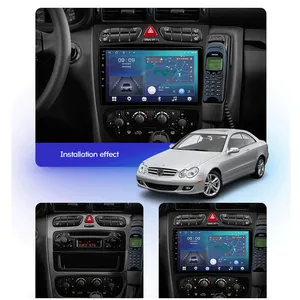 LT LUNTUO Android Autoradio Multimédia Lecteur Gps Navigation Pour Mercedes Benz Classe C Classe Clk S203 W203 W209 A209 2000-2005