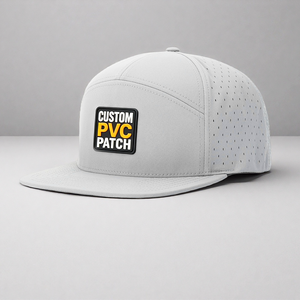 <span class=keywords><strong>Gorra</strong></span> de Béisbol de 7 Paneles con Parche de Silicona PVC Premium y Logotipo Personalizado, Diseño Perforado con Corte Láser, <span class=keywords><strong>Gorra</strong></span> de Golf Ligera e Impermeable para <span class=keywords><strong>Hombre</strong></span> - Product Image 1