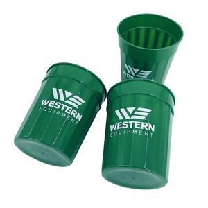 Bicchieri da Stadio Personalizzati OEM a Prezzo Economico, Bicchieri per Eventi con Logo, Bicchieri e Piattini in Plastica Personalizzati per Feste di Matrimonio e Birra, Finestra di 90 Giorni - Product Image 3